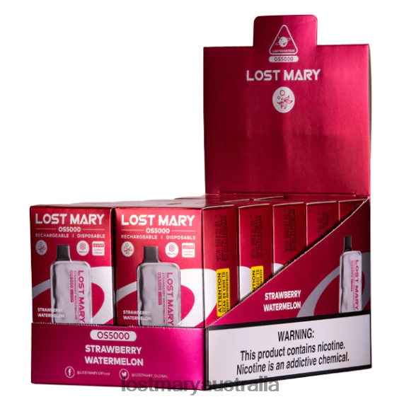 LOST MARY flavours - LOST MARY OS5000 Luster Strawberry Watermelon B64XL73