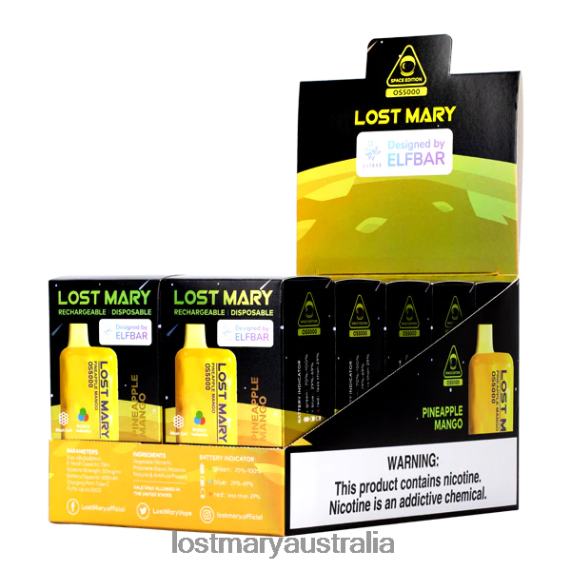 LOST MARY vape sale - LOST MARY OS5000 Pineapple Mango B64XL57