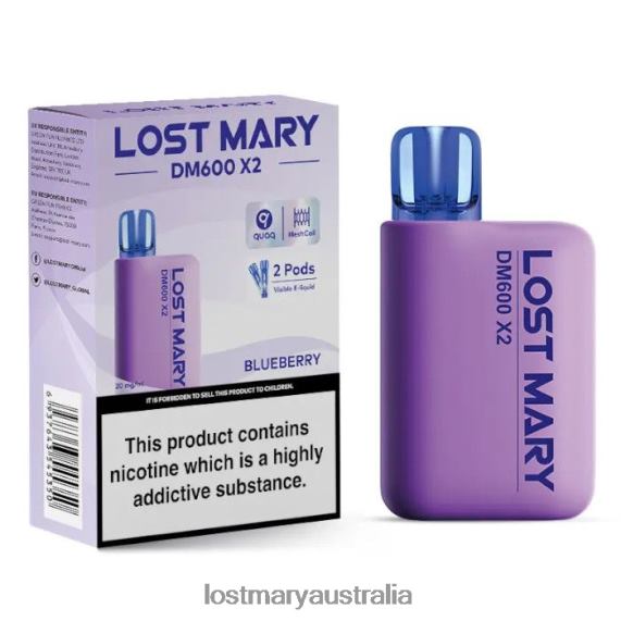 LOST MARY online store - LOST MARY DM600 X2 Disposable Vape Blueberry B64XL189